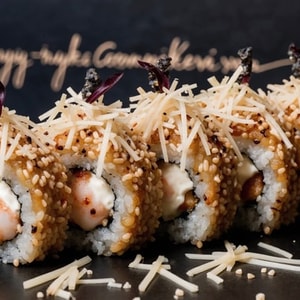 Фото товара 'Креветка в темпуре и сыром пармезан'