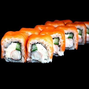 Фото товара '№5 Филадельфия ЛОНГ с креветкой и огурцом, 10 ШТ,'