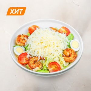 Фото товара 'Салат Цезарь с креветкой'