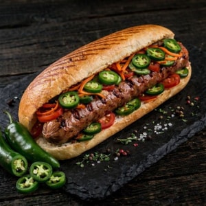 Фото товара 'Острый хот дог в булке'