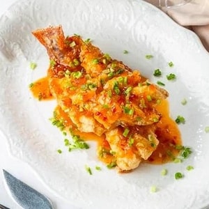 Фото товара 'Окунь в кисло-сладком соусе'