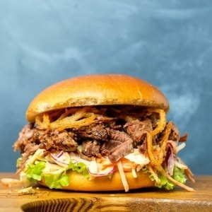 Фото товара 'Бургер с рваным мясом'