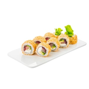 Фото товара 'Ролл фреш Эби Сяке унаги Люкс в кунжуте Уйат'