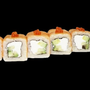 Фото товара '№4 Филадельфия  ЛОНГ с красной икрой,10 ШТ,'