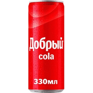 Фото товара 'Напиток Добрый Cola 330 мл'