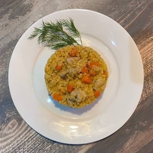 Фото товара 'Булгур с овощами и курицей'