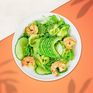 Фото товара 'Салат с креветками и манговым соусом'