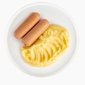 Фото товара 'Картофельное пюре с сосисками'