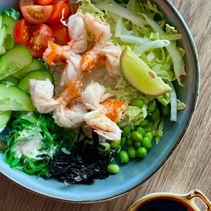 Фото товара 'ПОКЕ С ТИГРОВЫМИ КРЕВЕТКАМИ'