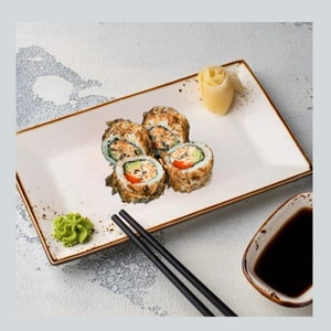 Фото товара 'Ролл Бонита Жаренным Лососем 4 шт ( Острый )'