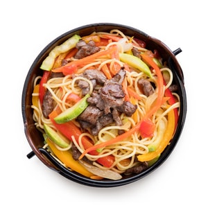 Фото товара 'Сомен (яичная лапша) с говядиной'