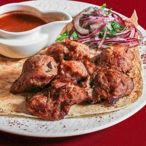 Фото товара 'Шашлык из баранины (мякоть)'