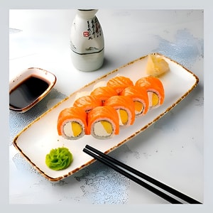 Фото товара 'Ролл Филадельфия с Мандарином'