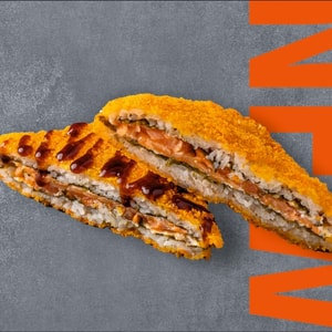 Фото товара 'Суши сэндвич темпура с лососем острый 130г.'