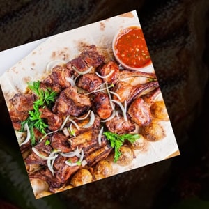 Фото товара 'СЕТ ШАШЛЫЧНЫЙ ИЗ СВИНИНЫМ'