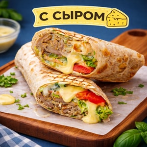 Фото товара 'С СЫРОМ ШАУРМА'