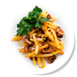 Фото товара 'Жареная картошка с грибами по-деревенски'