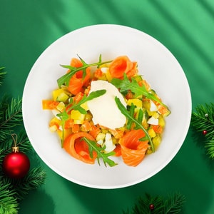 Фото товара 'Оливье с лососем'