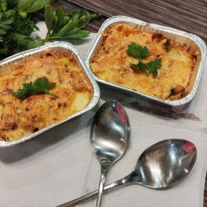 Фото товара 'Мясная запеканка с грибами'