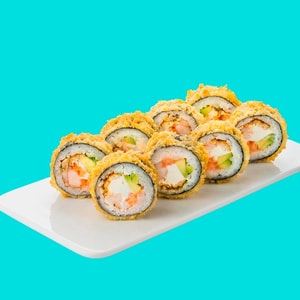 Фото товара 'Ролл Темпура Асан ( Кани Хотатэ )'