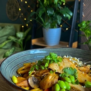 Фото товара 'УДОН С КУРИЦЕЙ В СОУСЕ ТЕРИЯКИ'