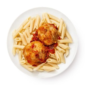 Фото товара 'Макароны с тефтелями и соусом'