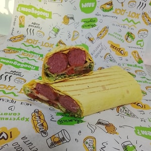 Фото товара 'Хот-Дог в лаваше двойной'