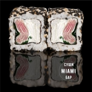 Фото товара 'Калифорния В Кунжуте С Беконом'