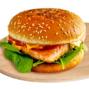 Фото товара 'Бургер с лососем'