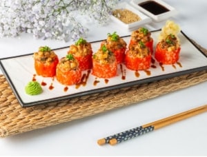 Фото товара 'Запеченный ролл с угрем'