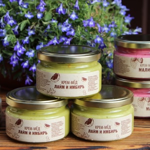 Фото товара 'Крем-мёд лайм и имбирь'