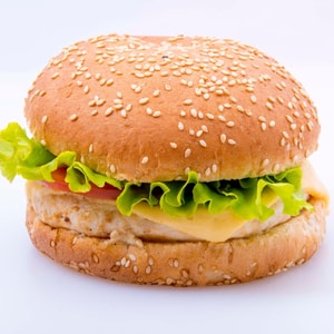 Фото товара 'Бургер с куриной котлетой'
